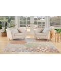 Nourison Aloha Ivory Multicolor ALH05 5 ft. 3 in. X 7 ft. 5 in. Rectangle Rug