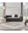 Nourison Elation Area Rug ETN08 Ivory Grey 7'10" x 9'10"
