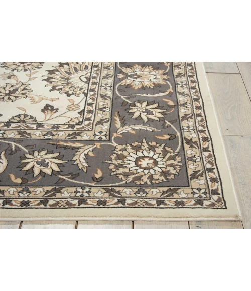Nourison Persian Crown Ivory/Grey PC002 1ft.11in. x 2ft.11in. Rect. Rug