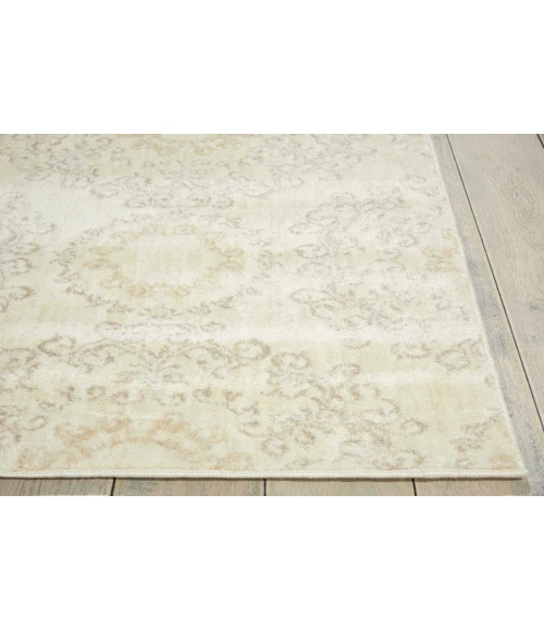 Nourison Home Tranquility Ivory TNQ03 2ft.2in. x 7ft.6in. Rect. Rug