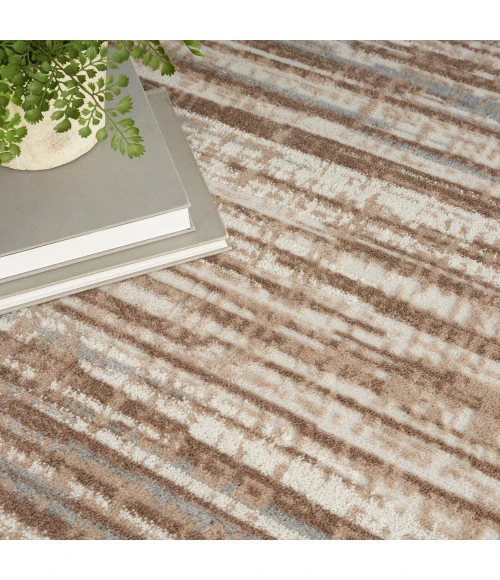 Nourison Elation Area Rug ETN01 Ivory Grey