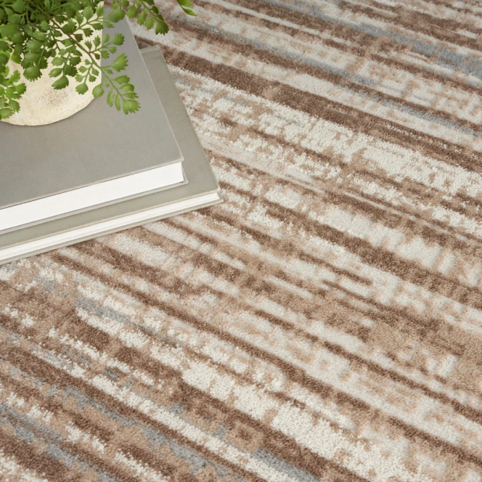 Nourison Elation Area Rug ETN01 Ivory Grey