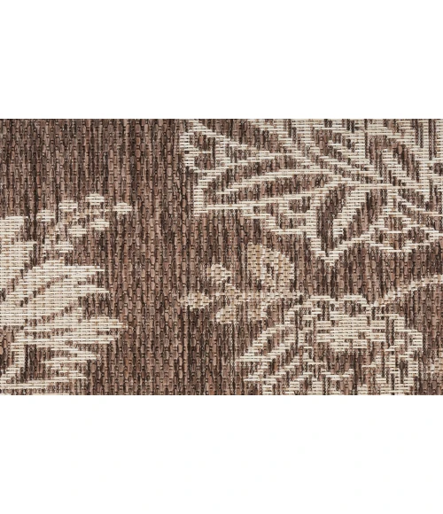 Nourison Garden Oasis Mocha GOA03 5 ft. X 7 ft. Rectangle Rug