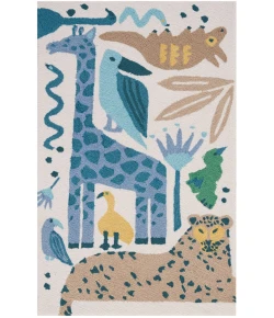 Nourison Home Bailey DS400 Blue 2 ft. 3 in. X 3 ft. 9 in. Area Rug