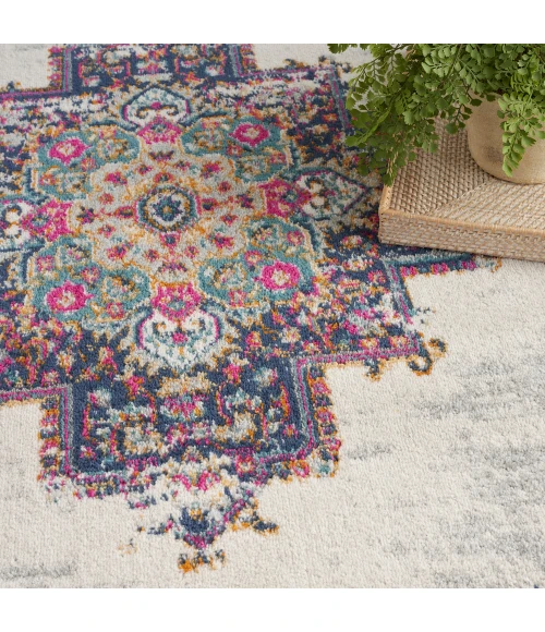 Nourison Passion Area Rug PSN03 Ivory Blue