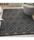 Nourison Versatile Area Rug NRV01 Charcoal/Black