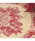 Nourison Grafix Area Rug GRF14-Cream/Red