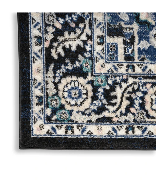 Nourison Passion Area Rug PSN33 Black Ivory