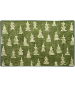 Nourison Home Accent Decor/Xmas 173JP Olive 2 ft. X 4 ft. 2 in. Area Rug