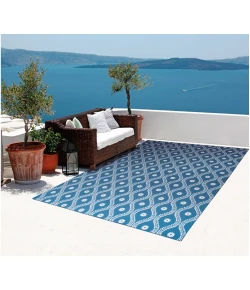 Nourison Home & Garden RS085 Navy 10 ft. X 13 ft. Area Rug