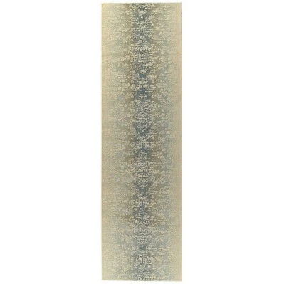 Nourison Luminance Runner Area Rug LUM03-Sea Mist
