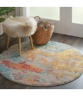 Nourison Celestial Round Area Rug CES02-Sealife