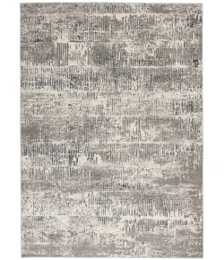 Michael Amini MA90 Uptown UPT03 Ivory/Grey 4 ft. X 6 ft. Area Rug