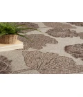 Nourison Garden Oasis Natural GOA04 5 ft. X 7 ft. Rectangle Rug