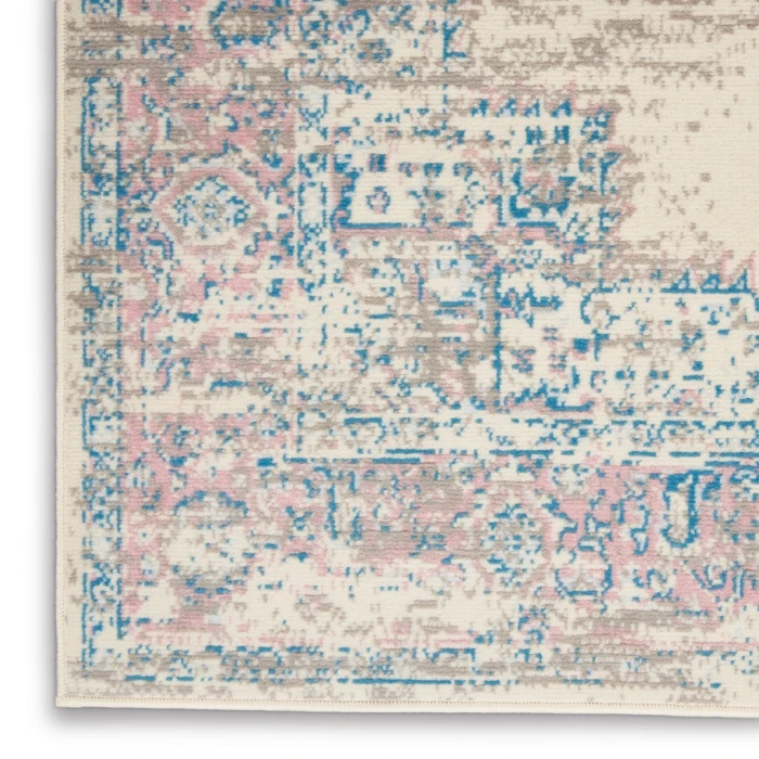 Nourison Grafix Area Rug GRF14-Ivory/Pink