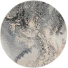 Nourison Home Maxell MAE08 Grey 5 ft. 3 in. Round Area Rug