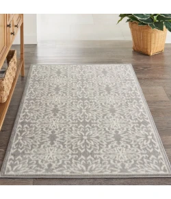 Nourison Home Jubilant JUB06 Ivory Grey 3 ft. X 5 ft. Area Rug
