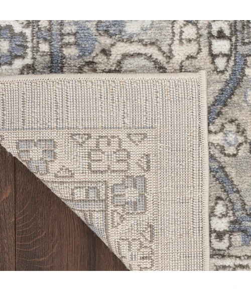 Nourison Quarry Ivory Blue QUA05 10 ft. X 14 ft. Rect. Rug