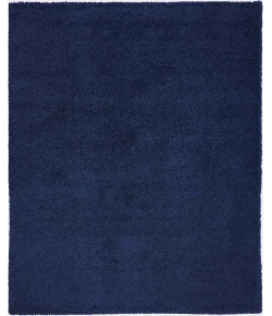 Nourison Home Malibu Shag MSG01 Navy 7 ft. 10 in. X 9 ft. 10 in. Area Rug