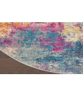 Nourison Passion Ivory Multicolor PSN36 5 ft. X 8 ft. Oval Rug