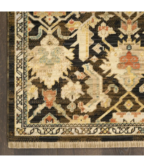 Nourison Home Antique Bloom Brown ANB02 8ft. x 10ft. Rect. Rug