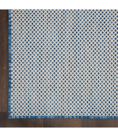 Nourison Courtyard Area Rug COU01 Ivory Blue