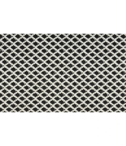 Nourison Courtyard Black White COU01 5 ft. X 7 ft. Rectangle Rug