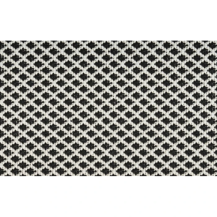 Nourison Courtyard Black White COU01 5 ft. X 7 ft. Rectangle Rug