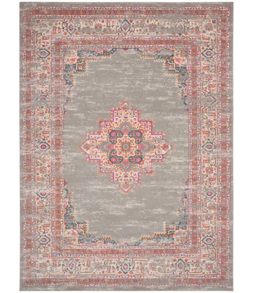 Nourison Passion Area Rug PSN03 Grey 10' x 14'