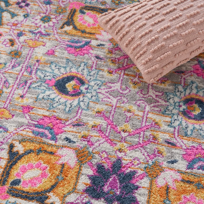Nourison Passion Area Rug PSN01 Silver