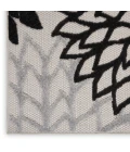 Nourison Aloha Area Rug ALH05 Black White 12' x 15'