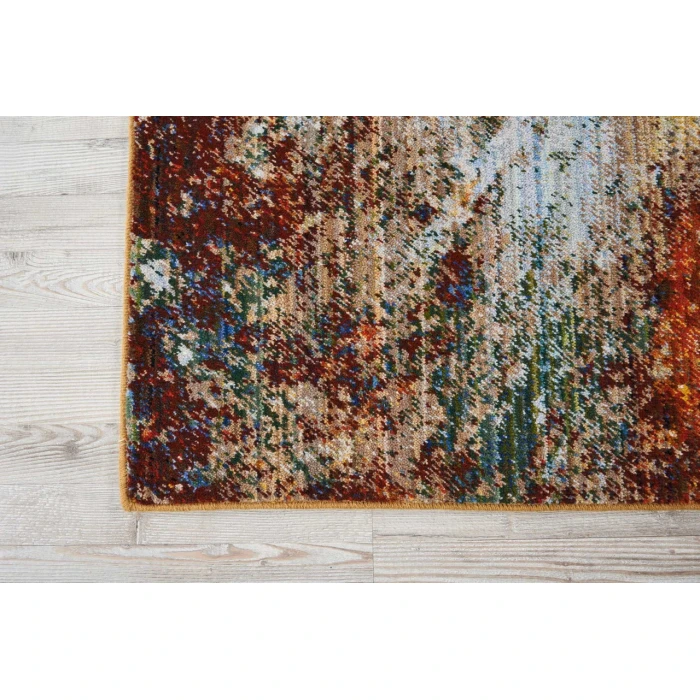 Nourison Chroma Area Rug CRM02-Red Flare