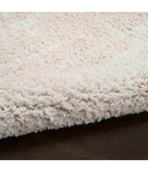 Nourison Home Modern Shag Ivory Beige MMD04 5 ft. 3 in. X 7 ft. Rectangle Rug