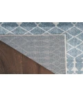 Nourison Astra Machine Washable Blue ASW10 2 ft. X 6 ft. Rectangle Rug