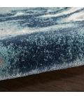 Kathy Ireland American Manor Area Rug AMR03 Blue/Ivory 3'11" x 5'11"
