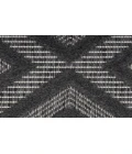 Nourison Versatile Charcoal Black NRV01 2 ft. X 6 ft. Rectangle Rug