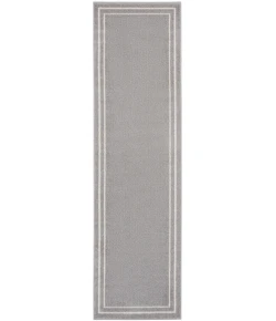 Nourison Home Nourison Essentials NRE02 Grey/Ivory 2 ft. 2 in. X 7 ft. 6 in. Area Rug