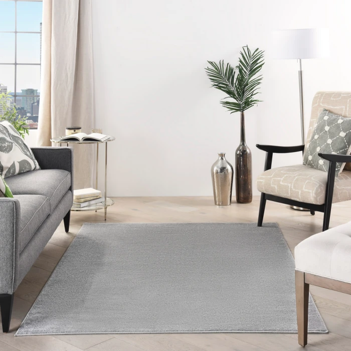 Nourison Nourison Essentials Area Rug NRE01 Silver Grey