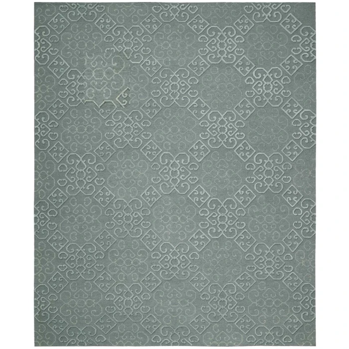 Nourison Home Ambrose Grey AMB01 7ft.9in. x 9ft.9in. Rect. Rug