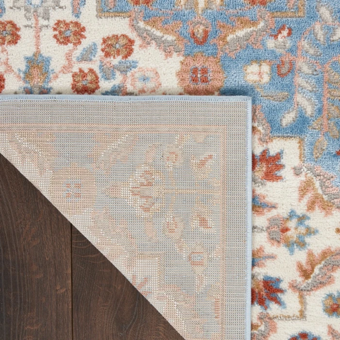 Nourison Elation Area Rug ETN08-Ivory Blue