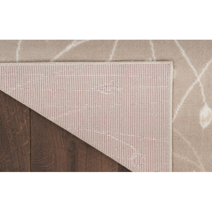 Nourison Grafix Beige GRF15 2 ft. 3 in. X 7 ft. 6 in. Rectangle Rug