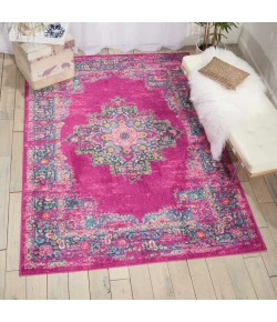Nourison Home Passion PSN03 Fuchsia 6 ft. 7 in. X 9 ft. 6 in. Area Rug