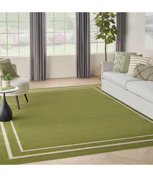 Nourison Nourison Essentials Area Rug NRE02 Green Ivory