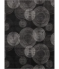 Nourison Studio Black STU03 3ft.11in. x 5ft.3in. Rect. Rug