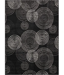 Nourison Studio Black STU03 3ft.11in. x 5ft.3in. Rect. Rug