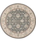 Nourison Living Treasures Round Area Rug LI16-Grey/Ivory