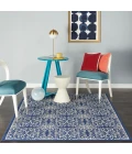 Nourison Jubilant Area Rug JUB06 Navy/Ivory