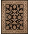 Nourison Home Heritage Hall Black HE19 7ft.9in. x 9ft.9in. Rect. Rug