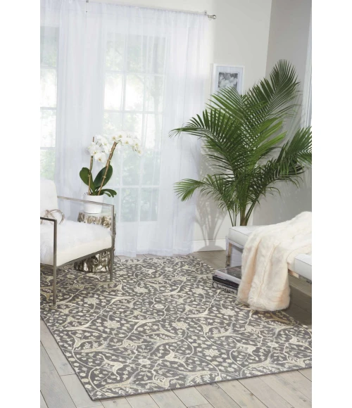 Nourison Luminance Area Rug LUM08-Graphite