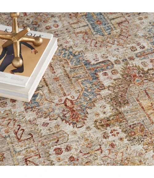 Nourison Sahar Ivory Multicolor SHR01 5 ft. X 8 ft. Rect. Rug